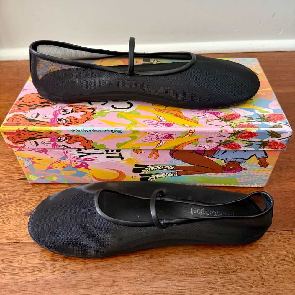 Jeffrey Campbell Classic Black Flats